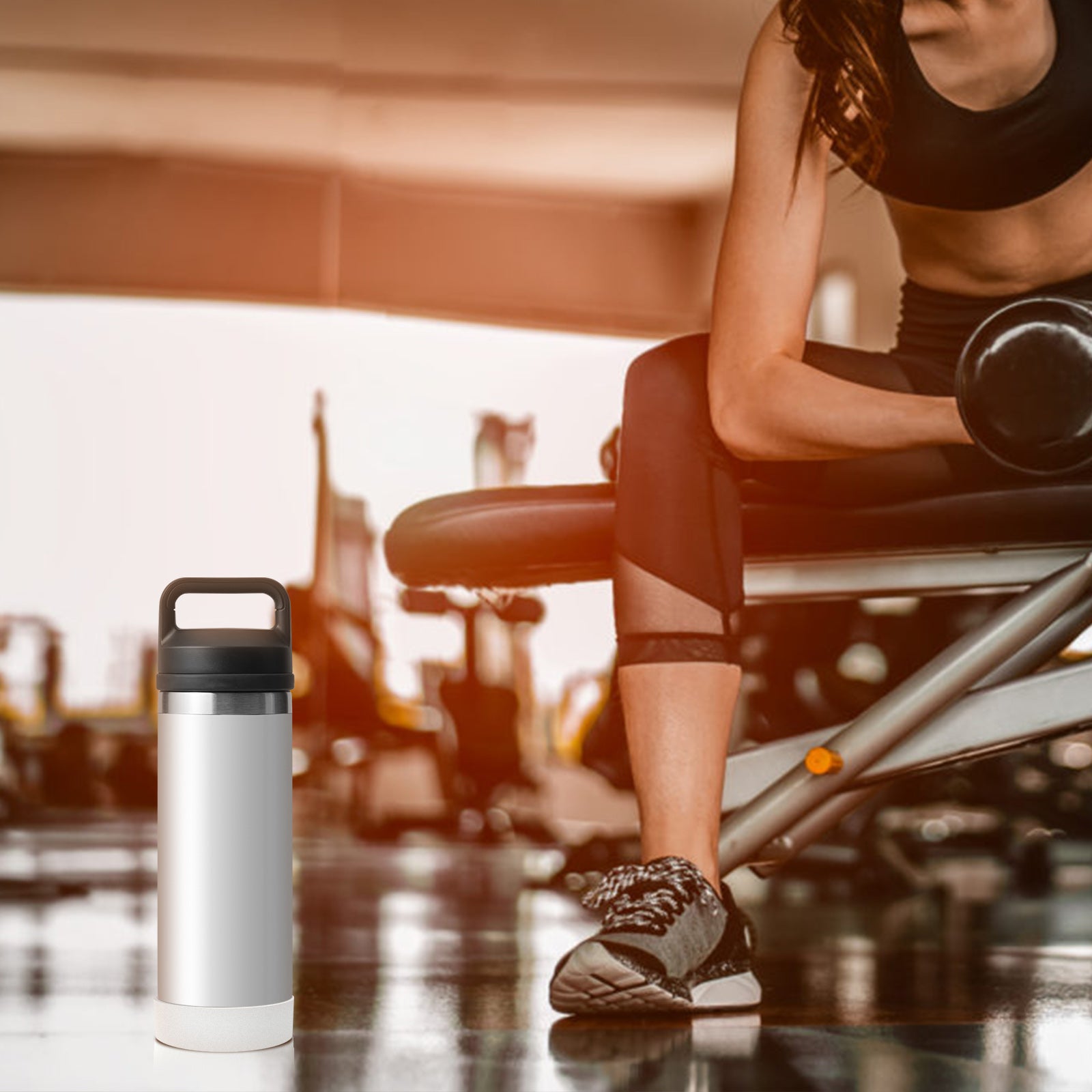 Linkidea 2 Pack Water Bottle Boot Compatible with YETI Rambler Jr. Kids 12oz, Rambler Bottle 12oz/18oz, Yonder 20oz, Silicone Anti-Slip Bottle Bottom Bumper Protector (White)