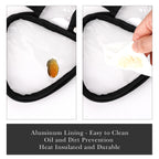 Linkidea Mini Snack Bag, Reusable Insulated Snacks Storage Bag for Fruit, Portable Leak-proof Lunch Bag Fits Picnic, Work, Use (Transparent)