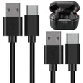 Linkidea Charging Cord Compatible with Skullcandy Dime Evo/3, Push Ultra/Play Active/ANC, Sesh ANC Active Earbuds USB to USB-C Replacement Power Charger Cable (4ft/120cm 2Pack)