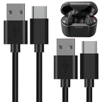 Linkidea Charging Cord Compatible with Skullcandy Dime Evo/3, Push Ultra/Play Active/ANC, Sesh ANC Active Earbuds USB to USB-C Replacement Power Charger Cable (4ft/120cm 2Pack)