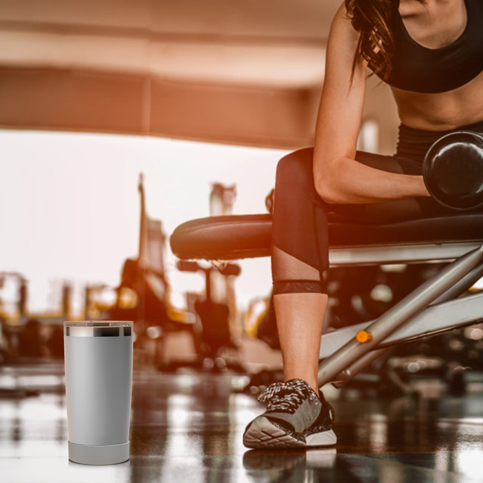 Linkidea 2 Pack Water Bottle Boot Compatible with YETI Tumbler 20oz/30oz, Travel Mug 20oz/30oz, Silicone Anti-Slip Waterbottle Bottom Sleeve Cover Protector (Gray)