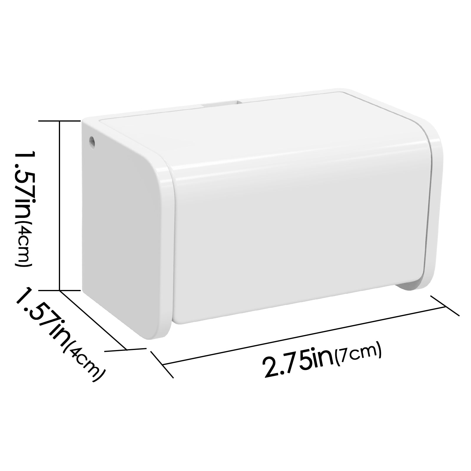 Linkidea Wall Mount Toothbrush Holder with Cover, Plastic Self Adhesive Wallmount 2 Slots Tooth Brush Hanger Compatible with Oral-B CrossAction, Colgate Renewal, Reach Essentials
