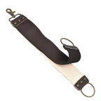 Linkidea Straight Razor Sharpening Strop, Dual-Sided Leather & Canvas Shaving Belt with Swivel Clasp for Barber & Home Use (Brown)