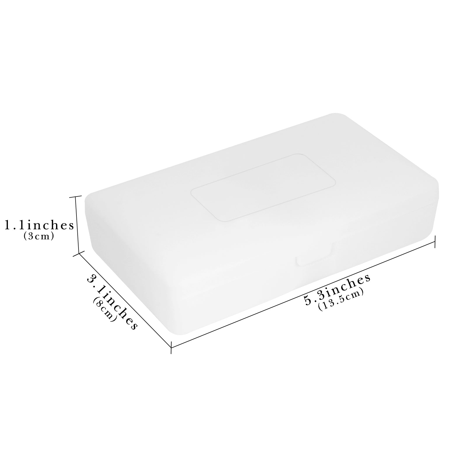 Linkidea 2 Packs Battery Storage Case with Tester, Portable Battery Organizer Case, Single Battery Holder Storage Box for 20 AA or 20 AAA (White)