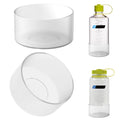 Linkidea 2 Pack Water Bottle Boot Compatible with Nalgene Sustain Wide Mouth 32oz/48oz, Narrow Mouth 32oz, Silicone Anti-Slip Bottle Bottom Bumper Protector (Clear White)