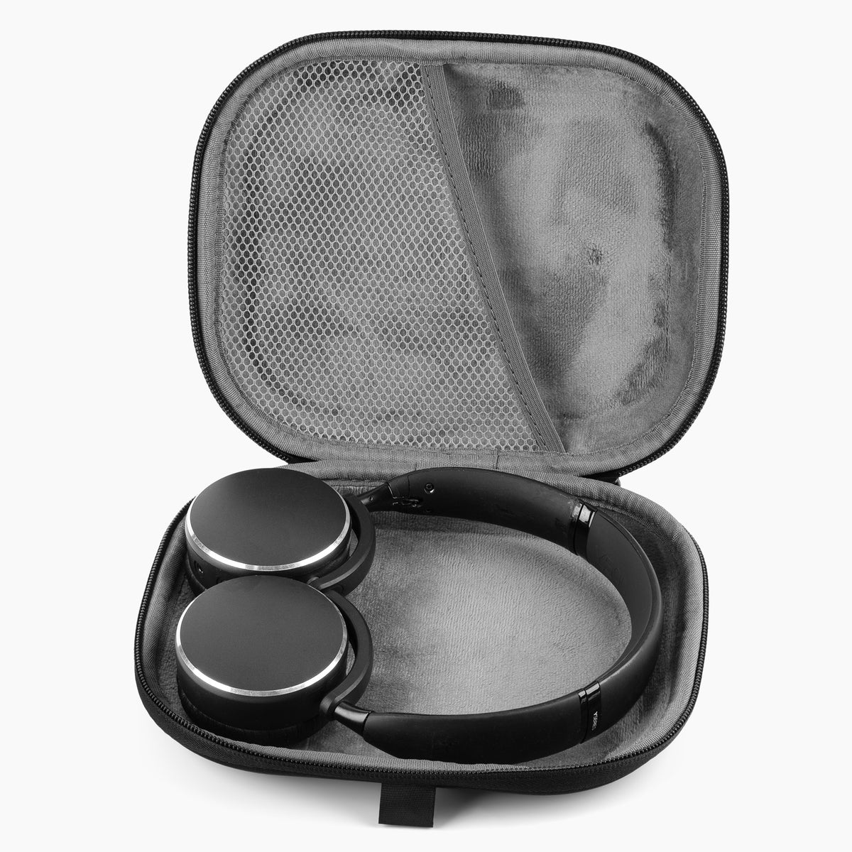 Linkidea Headphones Carrying Case Compatible with AKG Y500, Y50BT, Sony WH-CH520, Philips TAUH202BK Case, Protective Hard Shell Travel Bag with Cable, Charger Storage (Black)