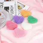 Linkidea 6 Pack Konjac Facial Sponges, Gentle Face & Body Scrubber for Deep Cleansing and Exfoliating, Washing Puff for Makeup, Shower