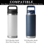 Linkidea Water Bottle Carrier with Strap Compatible with YETI Rambler Bottle 26oz/36oz, Waterbottle Sling Bag Holder with Shoulder Strap, Black