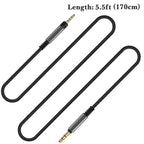 Linkidea Audio Cable for HD620S HD599 HD598SR HD579 HD569 HD560S HD559 HD558 HD550 HD505 HD400 PRO Headphones, 2.5mm to 3.5mm Replacement Aux Cord (5.6ft / 1.7m)
