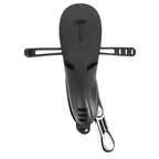 Linkidea Silicone Razor Cover with Fixed Strap, Razor Storage for Travel, Compatible with 2 oz Shaving Gel, Gillette Fusion 5 Power, GilletteLabs with Exfoliating Bar (Black)