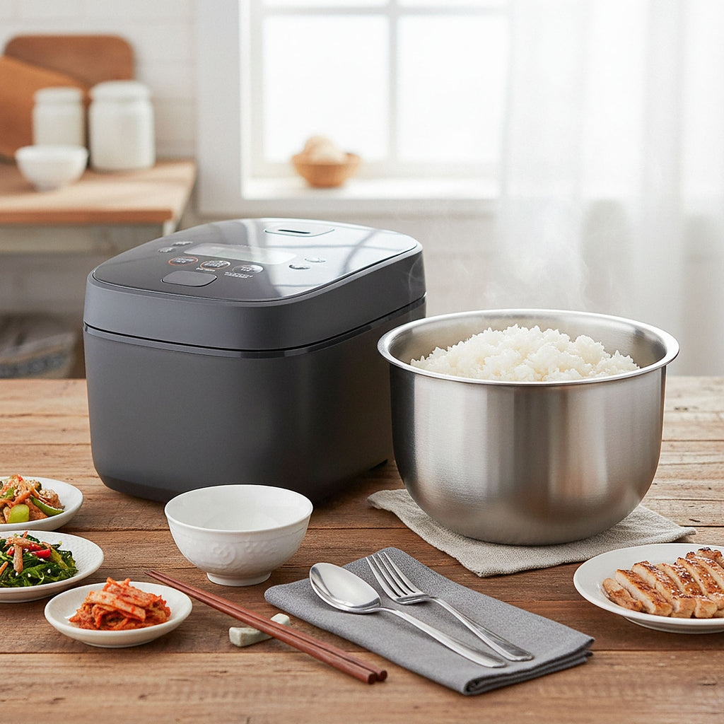 Linkidea Rice Cooker Stainless Steel Inner Pot Compatible with Zojirushi NW-QAC18, Dishwasher Safe, No Coating Replacement Bowl