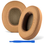 Linkidea Replacement Ear Pads for Skullcandy Crusher Wireless/Crusher Evo/Crusher ANC/Hesh 3/Venue ANC Headphones, Headset Earpads ( Protein Leather / Brown )