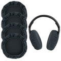 Linkidea Washable Fabric Earpad Covers for 4.3"-5.5" (11-14 cm) Headphones, Compatible with Sennheiser HD 490 PRO, Audeze Maxwell, Turtle Beach Stealth 700(Size L, Dark gray)