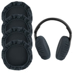 Linkidea Washable Fabric Earpad Covers for 4.3"-5.5" (11-14 cm) Headphones, Compatible with Sennheiser HD 490 PRO, Audeze Maxwell, Turtle Beach Stealth 700(Size L, Dark gray)
