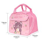 Linkidea Lunch Bag, Large Capacity Lunch Tote Bag with Hand Strap, Reusable Lunch Box Bag for Picnic, Outdoor, Compatible with B.Box, Sunhanny, Pedeco, QQKO, Xgxn Lunch Box (Pink)
