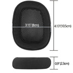 Linkidea Replacement Ear Pads Compatible with G433, G233, G PRO Headphones, Ear Cushions ( Mesh Fabric / Black )