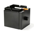 Linkidea Large Stainless Steel Outdoor Ashtray with Windproof Lid, Smokeless Cigarette Holder for Patio, Bar, Office and Home (Black)