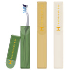 Linkidea 3 Pack Travel Toothbrush Case, Portable Plastic Toothbrush Holder with Drainage Holes, Toothbrush Container for Travel Camping Compatible with Colgate Extra Clean, Oral-B CrossAction