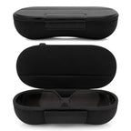 Extra Large Hard Shell Sunglasses Case, Travel Glasses Box EVA Shell with Folding Magnetic Cover, Sun Glasses Storage Organizer for Women Men (XXL / Black)