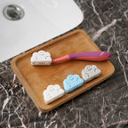 Linkidea 4 Pack Portable Toothbrush Head Cover Cap, Travel Protector Case for Manual Toothbrush, Compatible with Colgate, GUM, Brush Buddies (Multi)