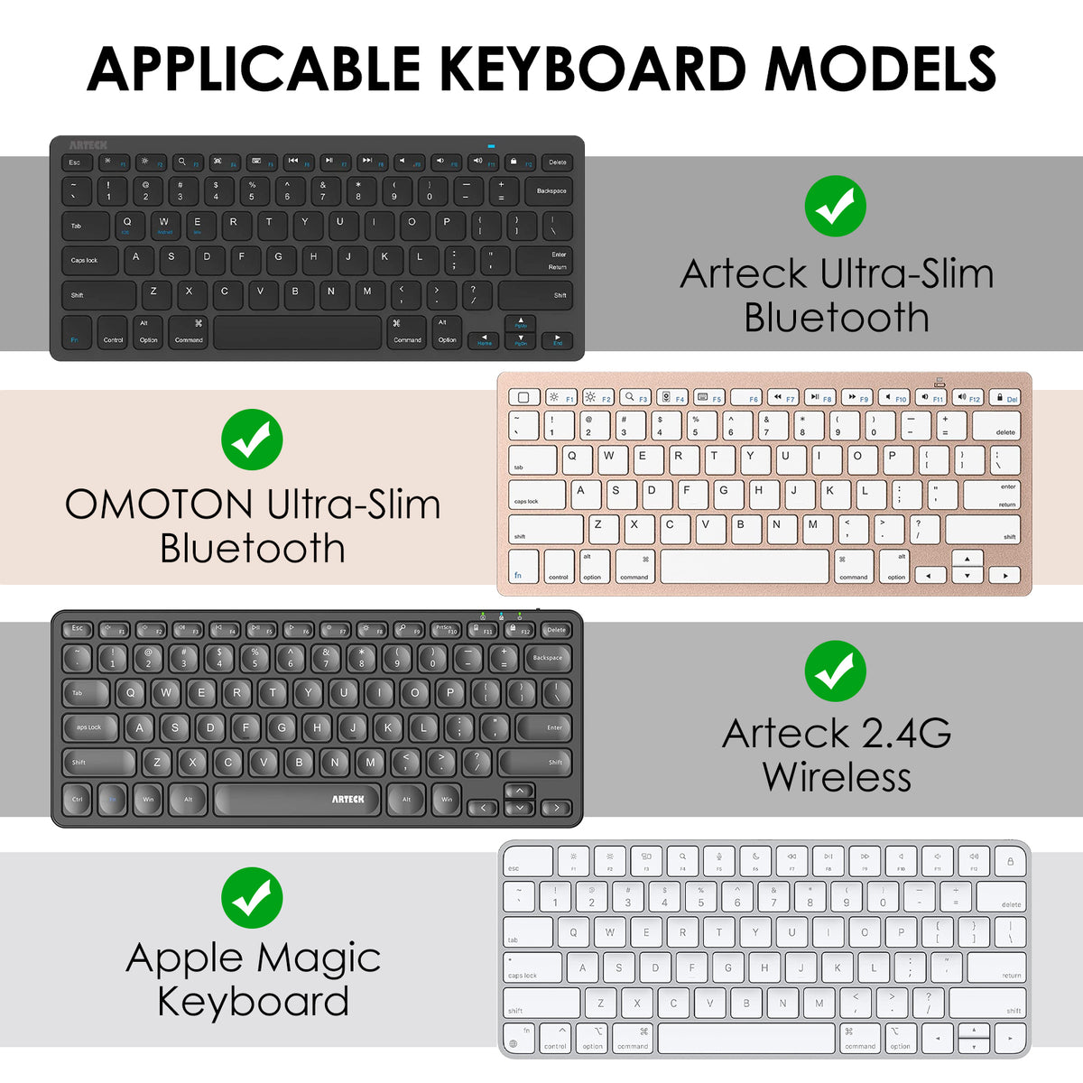 Linkidea Vegan Leather Keyboard Cover Sleeve Case Compatible with Logitech Pebble Keys 2 K380s / K380 / Keys-to-GO 2 (Dark Blue)