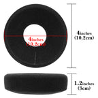 Replacement Ear Pads for GRADO PS1000, GS1000, SR 80/ 80e/ 80i, SR125i, SR225i, SR60, SR125 Headphones Ear Cushions (Foam/Black)