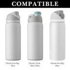 Linkidea 6 Pack Water Bottle Bottom Pad Compatible with Owala FreeSip 32oz/40oz, Twist 32oz/40oz, Flip 32oz/40oz, Silicone Anti-Slip Waterbottle Base Silencer Protector
