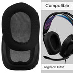 Linkidea Replacement Ear Pads for Logitech G733, G535, G335 Headphones, Ear Cushions, Headset Earpads ( Mesh Fabric / Black)