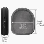 Linkidea Headphones Carrying Case Compatible with Anker Soundcore Q11i, Life Q35, Life Q20, Q20i, Q20+, Q30, Protective Hard Shell Travel Bag with Cable, Charger Storage (Black)