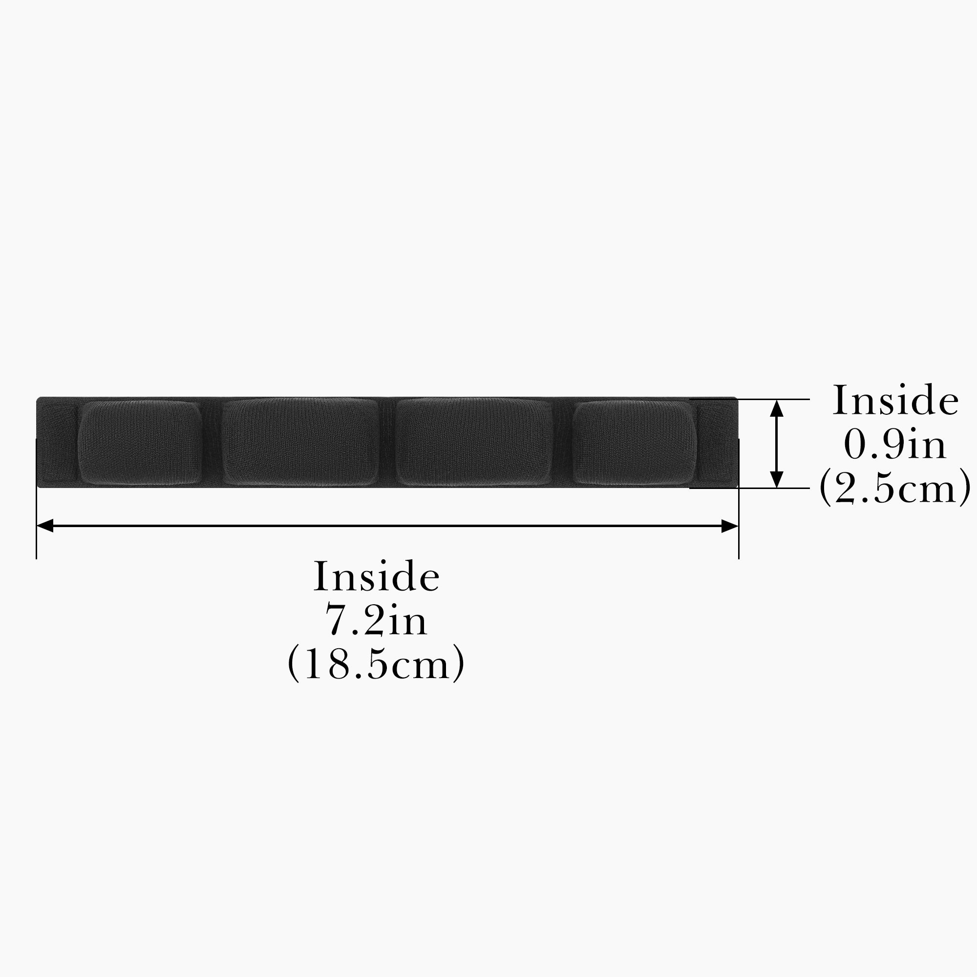 Linkidea Mesh Fabric Replacement Headband Compatible with Sennheiser HD600, HD580, HD650, HD660S Headphones, Top Cover Repair Parts (Black)