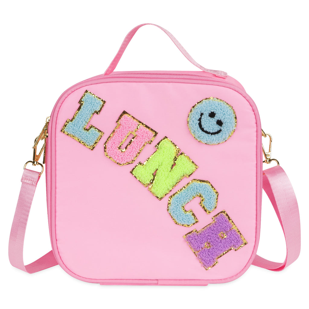 Linkidea Lunch Tote Bag, Cartoon Pattern Lunch Box Bag, Portable Reusable Lunch Box Container for Picnic or Camping, Compatible with B.Box, Sunhanny, Pedeco, QQKO, Xgxn Lunch Box (Pink)