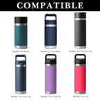Linkidea 6 Pack Water Bottle Bottom Pad Compatible with YETI Rambler Jr. 12oz Bottle, Rambler Bottle 12oz/18oz, Silicone Anti-Slip Waterbottle Base Silencer Rubber Protector