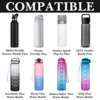 Linkidea Sports Water Bottle Carrier with Strap Compatible with Enerbone 32oz, Owala FreeSip 24oz, Motivational Waterbottle Sling Bag Holder with Phone Pocket for Hiking, Running, Fitness