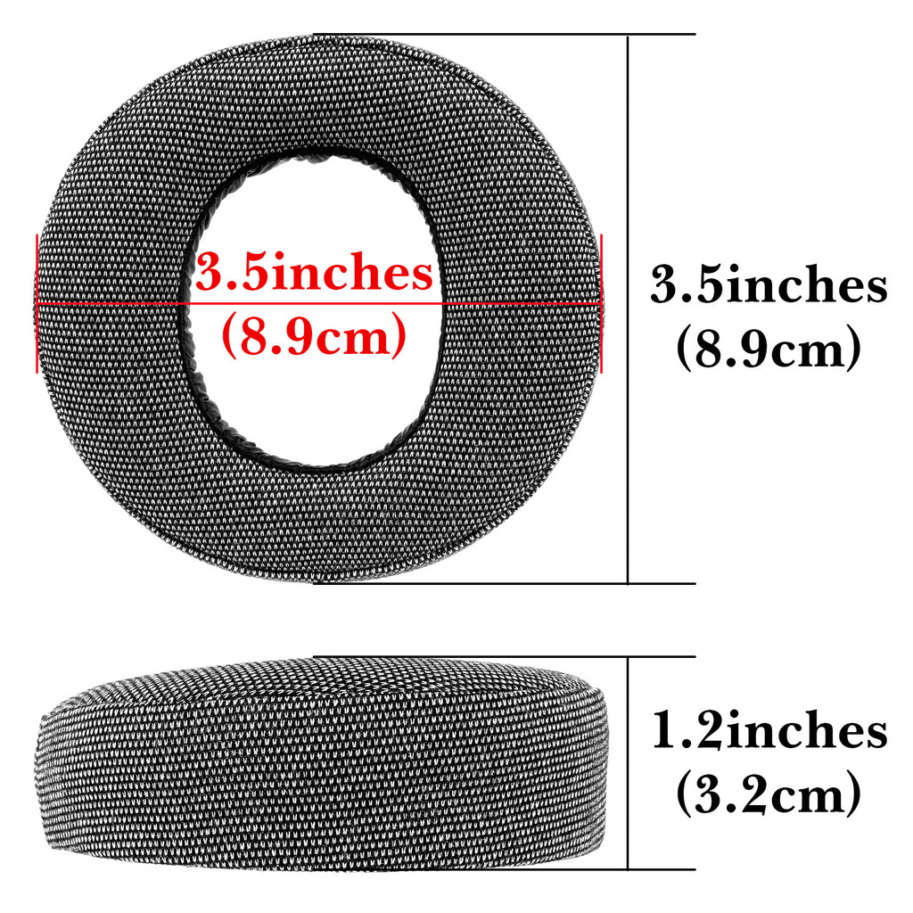 Linkidea Replacement Ear Pads for Sony PlayStation 5 PULSE 3D, PS5 Wireless Headphones, Ear Cushions (Linen/Grey)