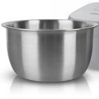 Linkidea Rice Cooker Stainless Steel Inner Pot Compatible with TOSHIBA RC-5DSTUS(H), Dishwasher Safe, No Coating Replacement Bowl