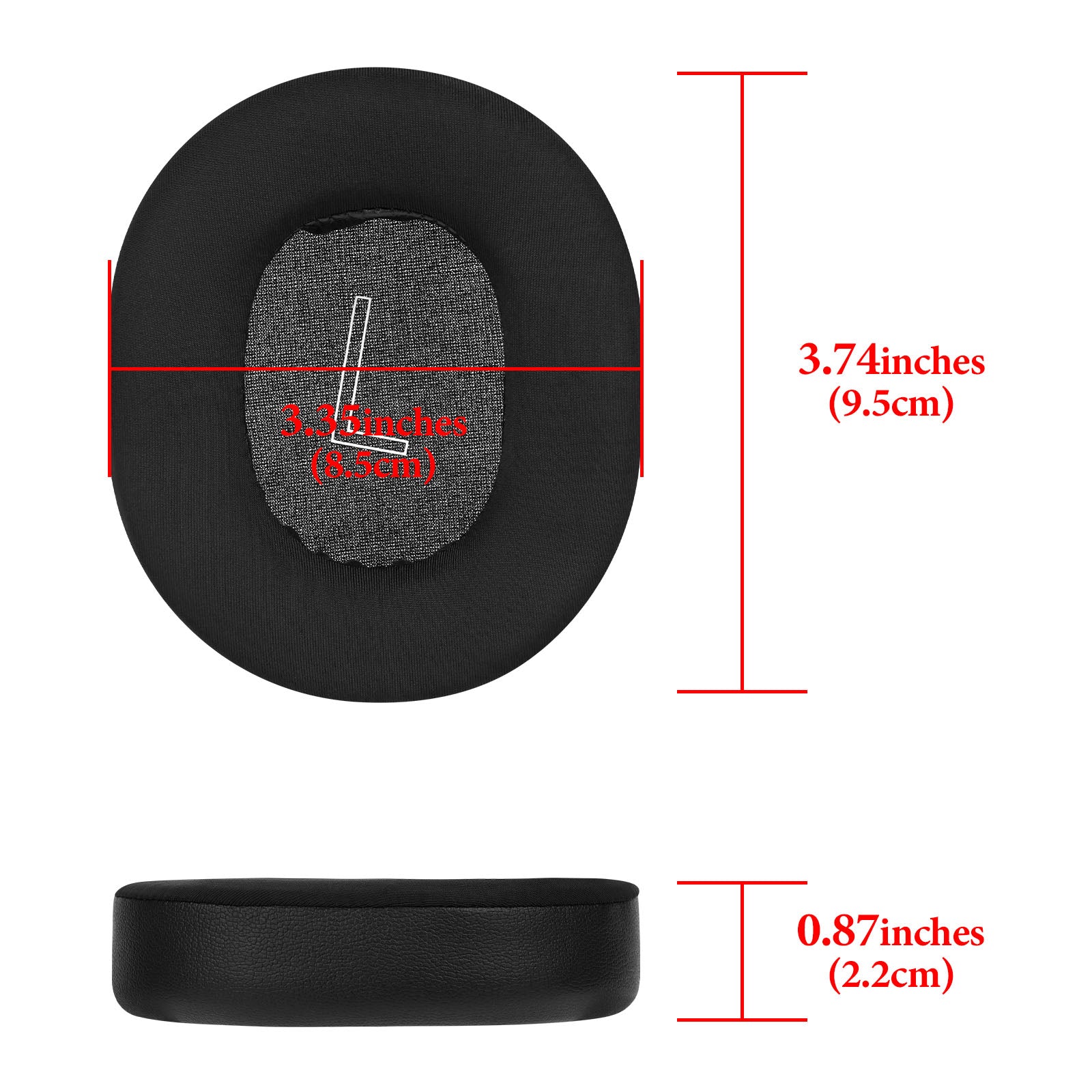 Linkidea Replacement Ear Pads Compatible with Microsoft Xbox Wireless, Xbox Stereo Wired 20th Anniversary Special Edition Headphones, Ear Cushions (Cooling Gel / Black)