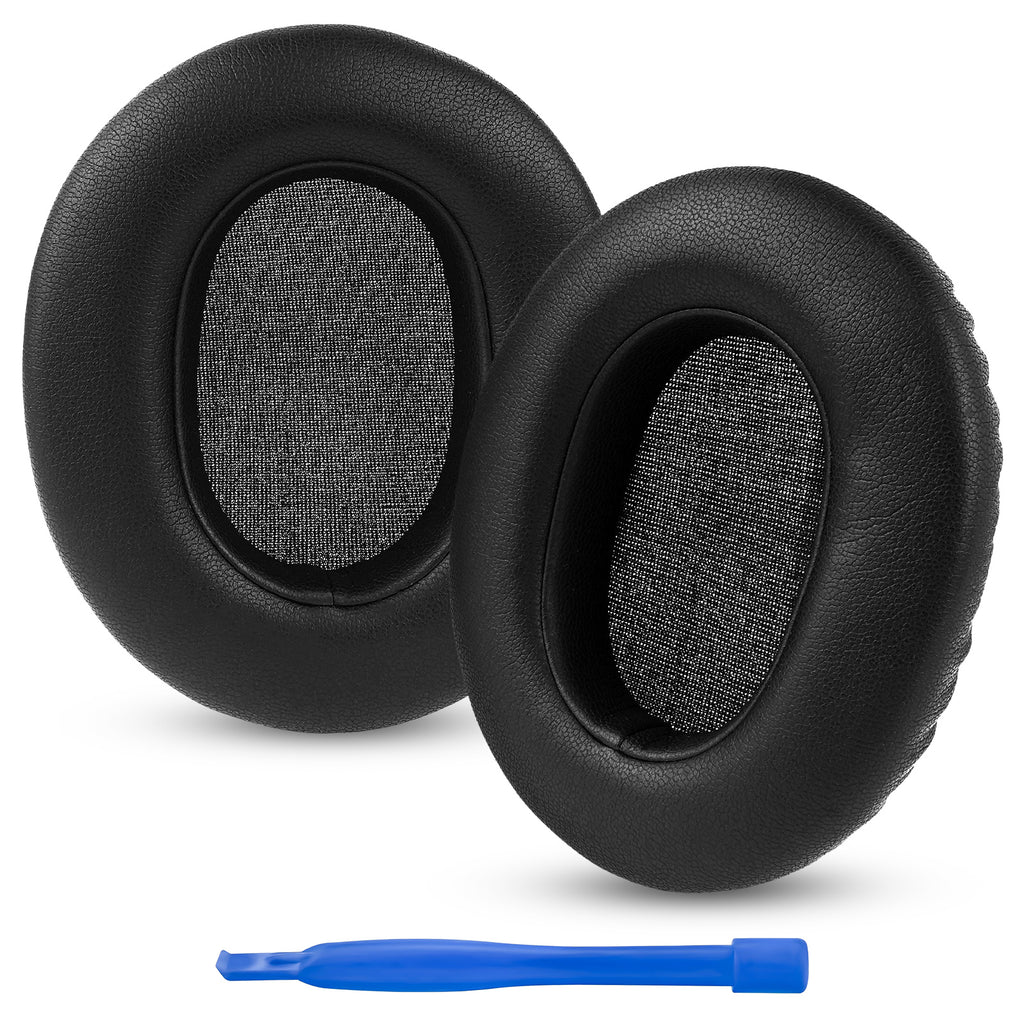 Linkidea Replacement Ear Pads for Meze 99 Classics, Meze 99 Neo Headphones, Ear Cushions (Protein Leather/Black)
