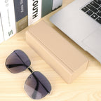 Extra Large Hard Shell Sunglasses Case, Oversized Sun Glasses Storage Organizer Compatible with Randolph AF323/AF281/AF287/AF256/AF138/AF247/AF139/AF246/AF119 (XXL/Beige)