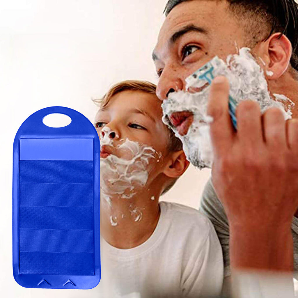 Linkidea Portable Razor Blade Cleaning Tool, Rubber Remove Hair & Gunk Tool for Razor Maintenance, Compatible with Gillette Fusion 5 Power, Fusion 5 ProGlide (Blue)