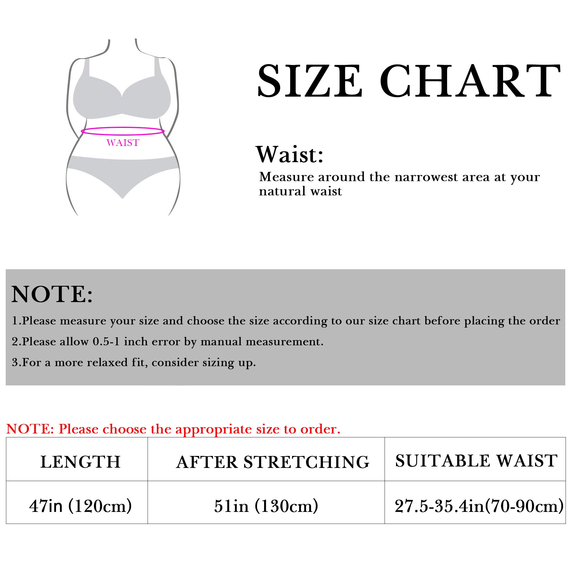 Plus Size Waist Belt for Women, Plastic Pearl Chunky Body Belt for Dresses, 55 Inch Adjustable Fashion Jewelry Accessory