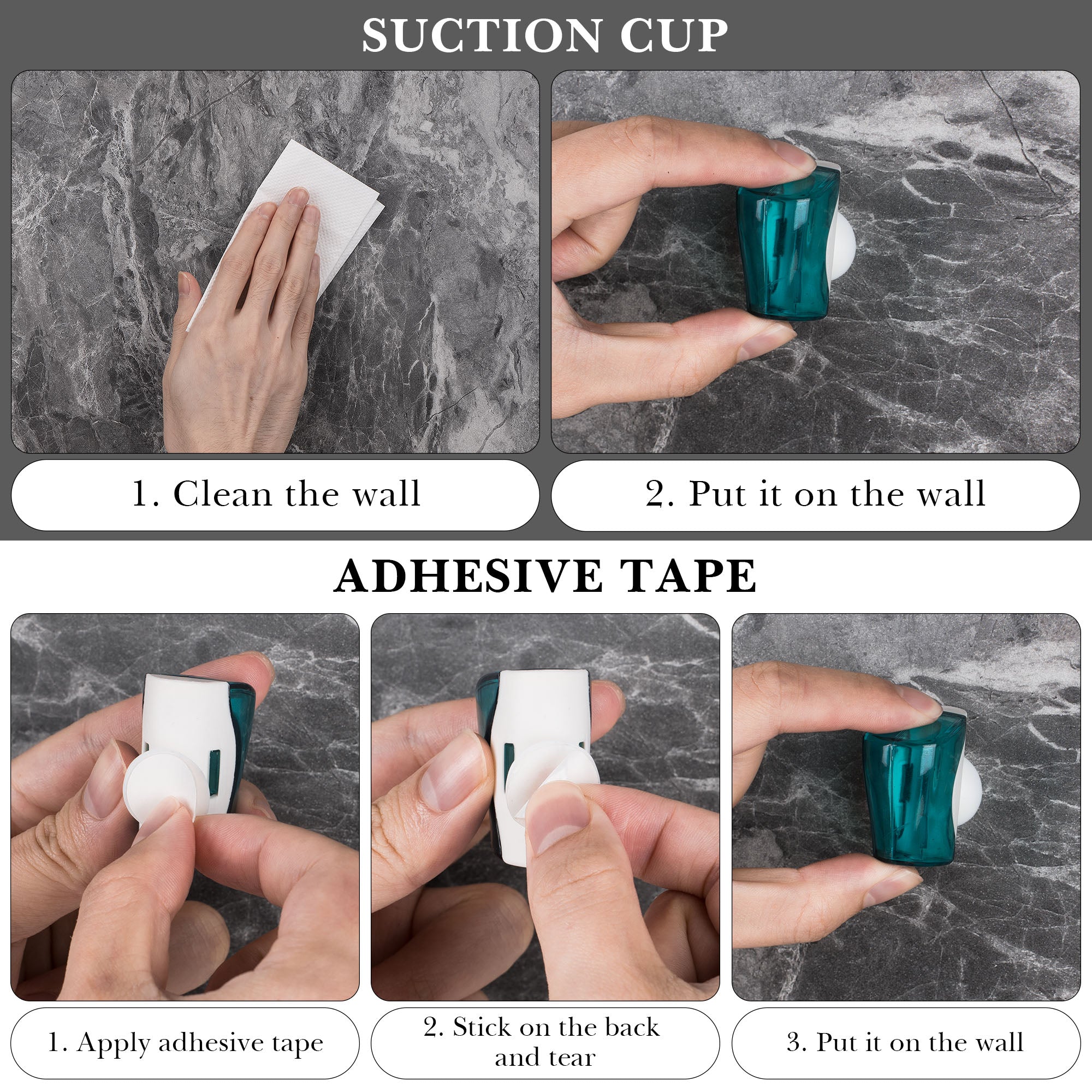 Linkidea Travel Toothbrush Head Covers with Suction Cup, Portable Wall Mount Toothbrush Cap Holder for Outdoor (12 Pcs)