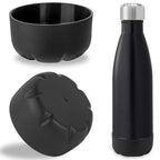 Linkidea 2 Pack Water Bottle Boot Compatible with 17oz ORIGINAL, BJPKPK, MIRA Cascade Cola Shaped Bottles, Silicone Bottle Bottom Sleeve Bumper Protector (Black)