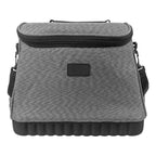 Linkidea Large Capacity Insulated Lunch Bag, EVA Hard Bottom Lunch Tote Bag for Adults, Leak Proof Insulated Lunch Box Bag Compatible with Bentgo Classic, Amathley, Crock-Pot(Grey)