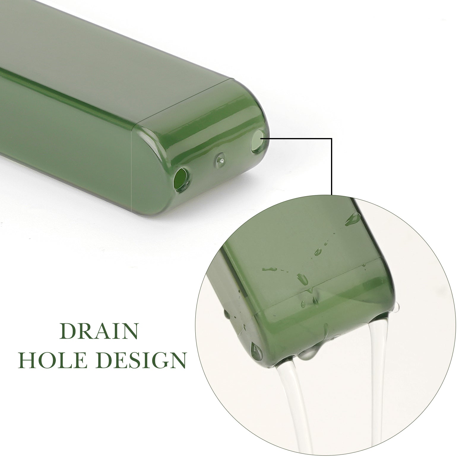 Linkidea 3 Pack Travel Toothbrush Case, Portable Plastic Toothbrush Holder with Drainage Holes, Toothbrush Container for Travel Camping Compatible with Colgate Extra Clean, Oral-B CrossAction