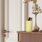 Sunglasses Desk Holder Stand Compatible with Extra Large Glasses, Yellow Silicone Eyeglasses Display Storage Organizer with Plush Lined