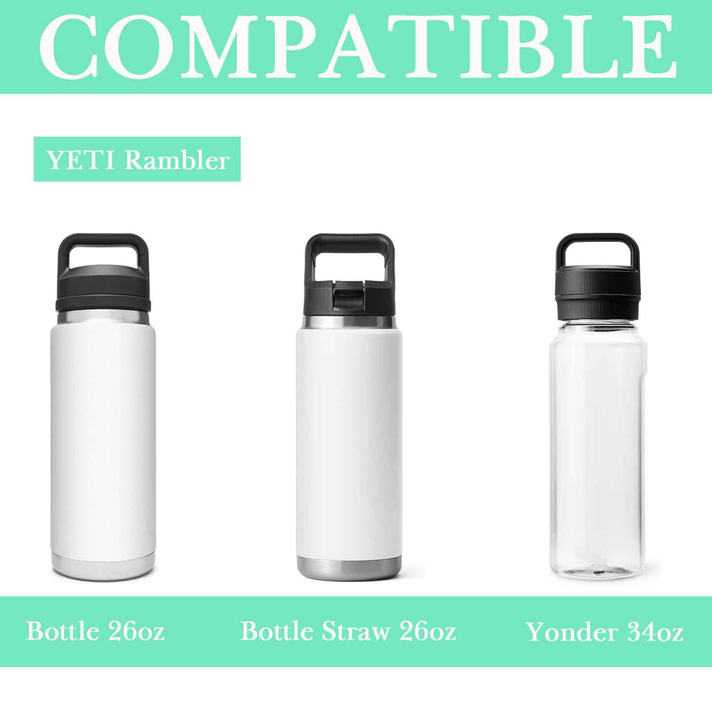 Linkidea 2 Pack Water Bottle Boot Compatible with YETI Rambler Bottle 26oz, Yonder 34oz, Silicone Anti-Slip Bottle Bottom Sleeve Bumper Protector (Light Green)