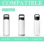 Linkidea 2 Pack Water Bottle Boot Compatible with YETI Rambler Bottle 26oz, Yonder 34oz, Silicone Anti-Slip Bottle Bottom Sleeve Bumper Protector (Light Green)