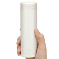 Linkidea 5oz (150ml) Mini Water Bottle, Small Vacuum Insulated Stainless Steel Water bottle for Hot & Cold Drinks, Thermo Flask Fit Handbag, Purse and Pocket (Creamy White)