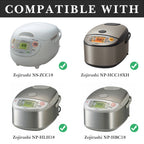 Linkidea Rice Cooker Stainless Steel Inner Pot Compatible with Zojirushi NS-ZCC18, NP-HCC18XH, NP-HLH18, NP-HBC18, Dishwasher Safe, No Coating Replacement Bowl