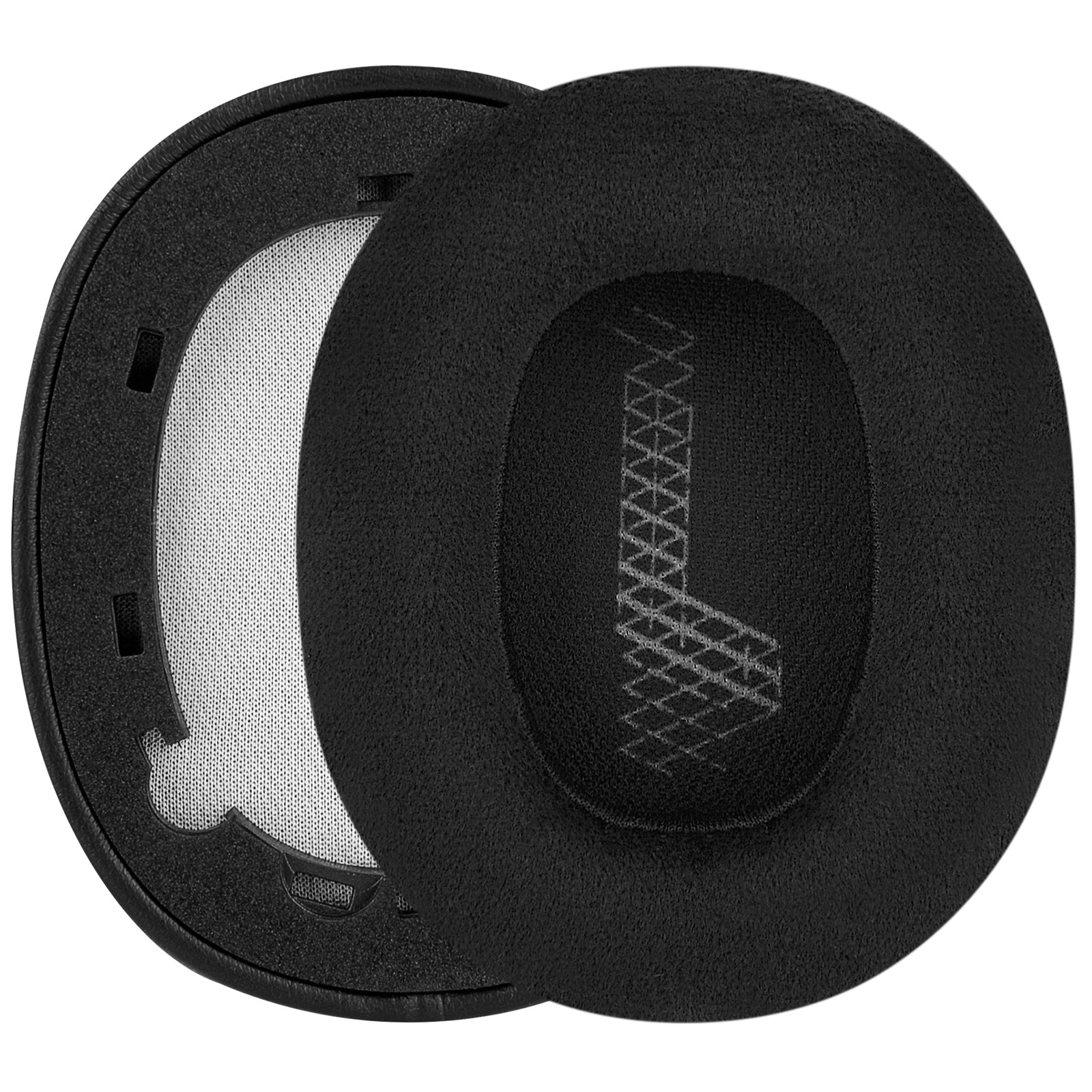 Replacement Ear Pads Compatible with JBL Lifestyle E65BTNC, Duet NC, Live 650BTNC/ 660BTNC Headphones, Ear Cushions ( Velour / Black )